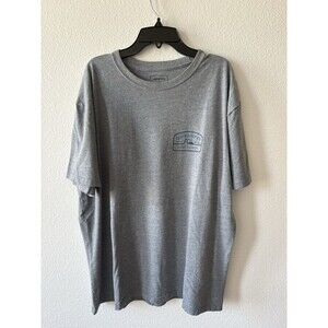 Quicksilver Surf Goods Graphic Men’s Gray Short Sleeve T-Shirt Size XL